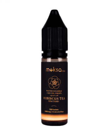 Moksa CBD Isolate Oil Tincture - Hibiscus Tea 2000mg (15ml)