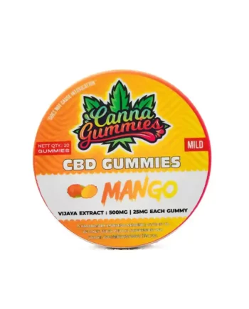 Cannagummies 500mg-1200mg CBD Mango Gummies (20 pcs)