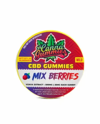 Cannagummies 500mg-1200mg CBD Mix Berries Gummies (20 pcs)